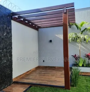 Outdoor Wooden Pergola Installation