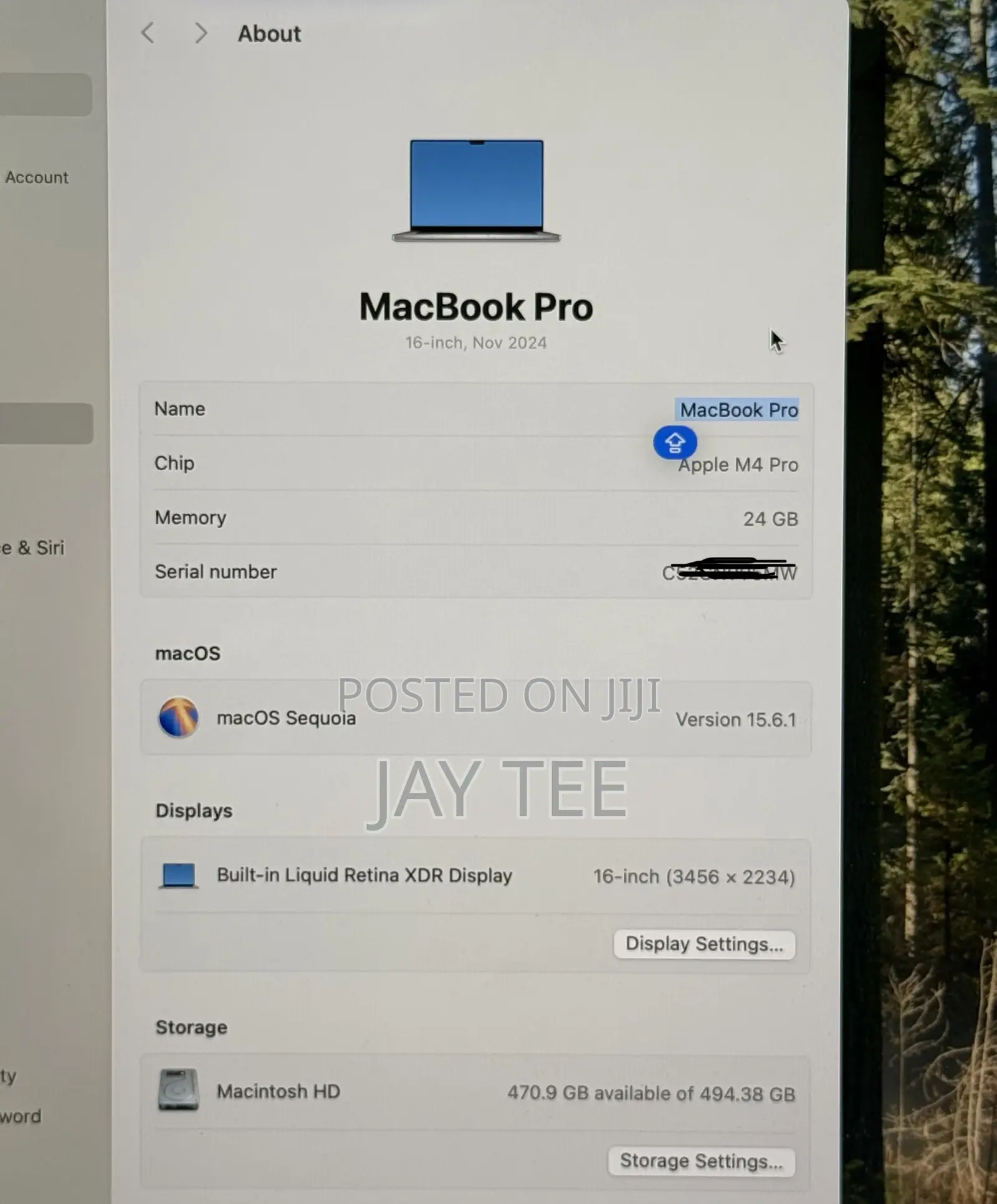 Laptop Apple MacBook Pro 24GB Apple M4 Pro SSD 512GB