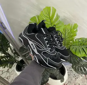 Dior B22 Black Mesh and Calfskin “Dior Thunder”