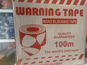 Adhesive Caution Warning Road Blocking Tape