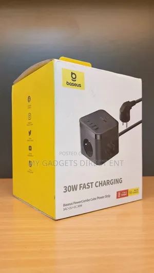 Baseus 30w Powercombo Cube Power Strip