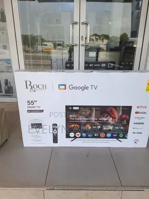 Roch 55 Inches Smart Tv With Free Wall Mount and Quality Remote Contro