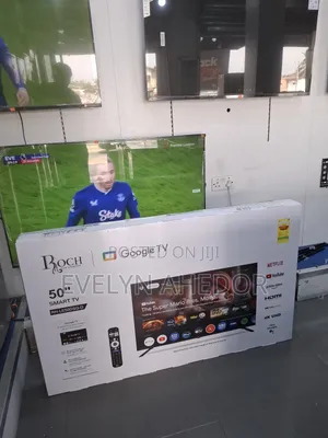 Affordable Roch 50 Inches Smart Google Tv Plus Free Wall Mount