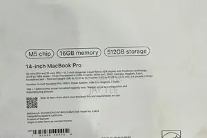 New Laptop Apple Macbook Pro 2025 M5 14-Inch 16GB Apple M5 SSD 512GB