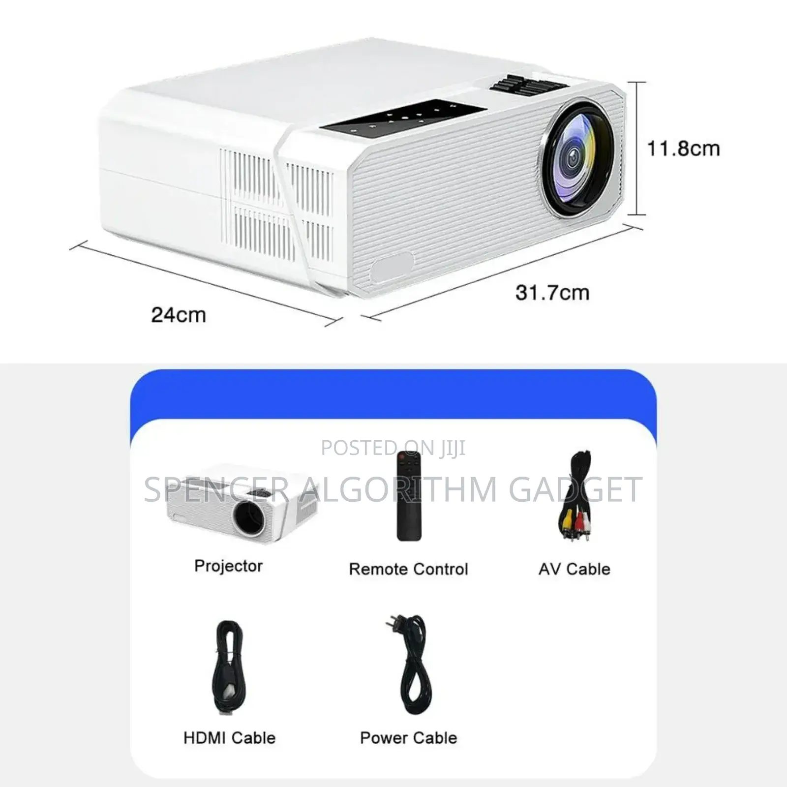 Projector 8000lumen Hq9 Everycom( Basic Version)