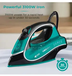 Tower T22026tl Ceraglide One Temperature Steam Iron With Ceramic