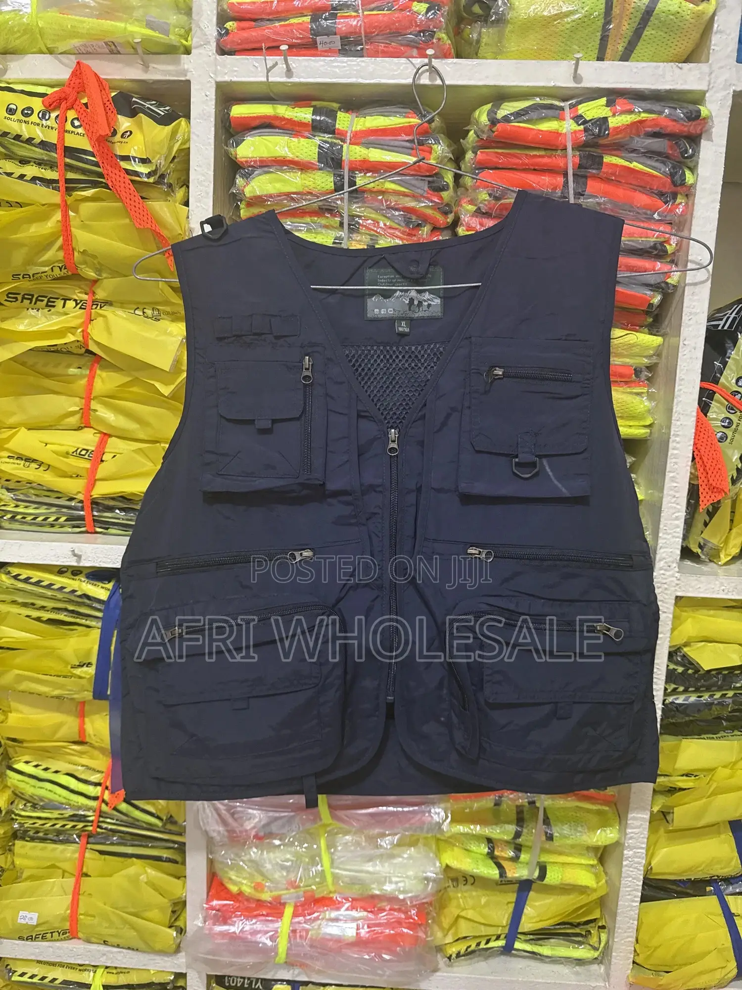 Heavy Duty Media Camera Man Safety Protective Vest