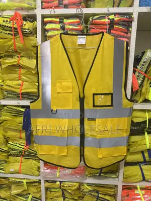 Heavy Reflective Safety Vest Multiple Pockets Id Card