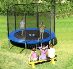Trampoline With Safety Net