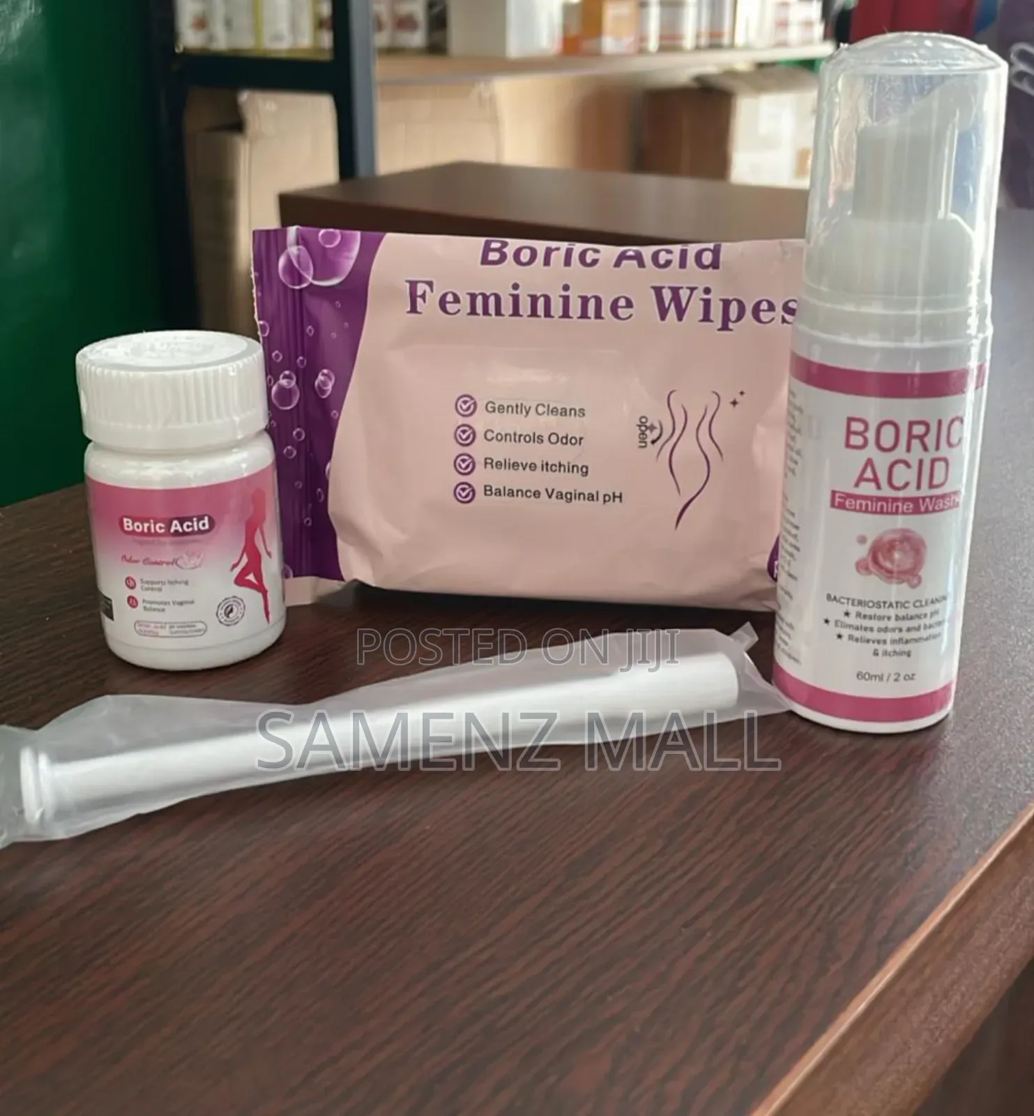 Feminine Wipe Boric Acid,Boric Wash and Applicator