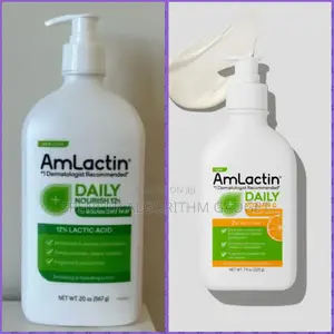 Amlactin Daily Vit C Lt With 7% Lactic Aha/Nourish Lt 12% Lactic Acid