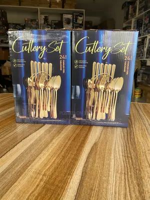 24pcs Modern Flatware Cutlery Set