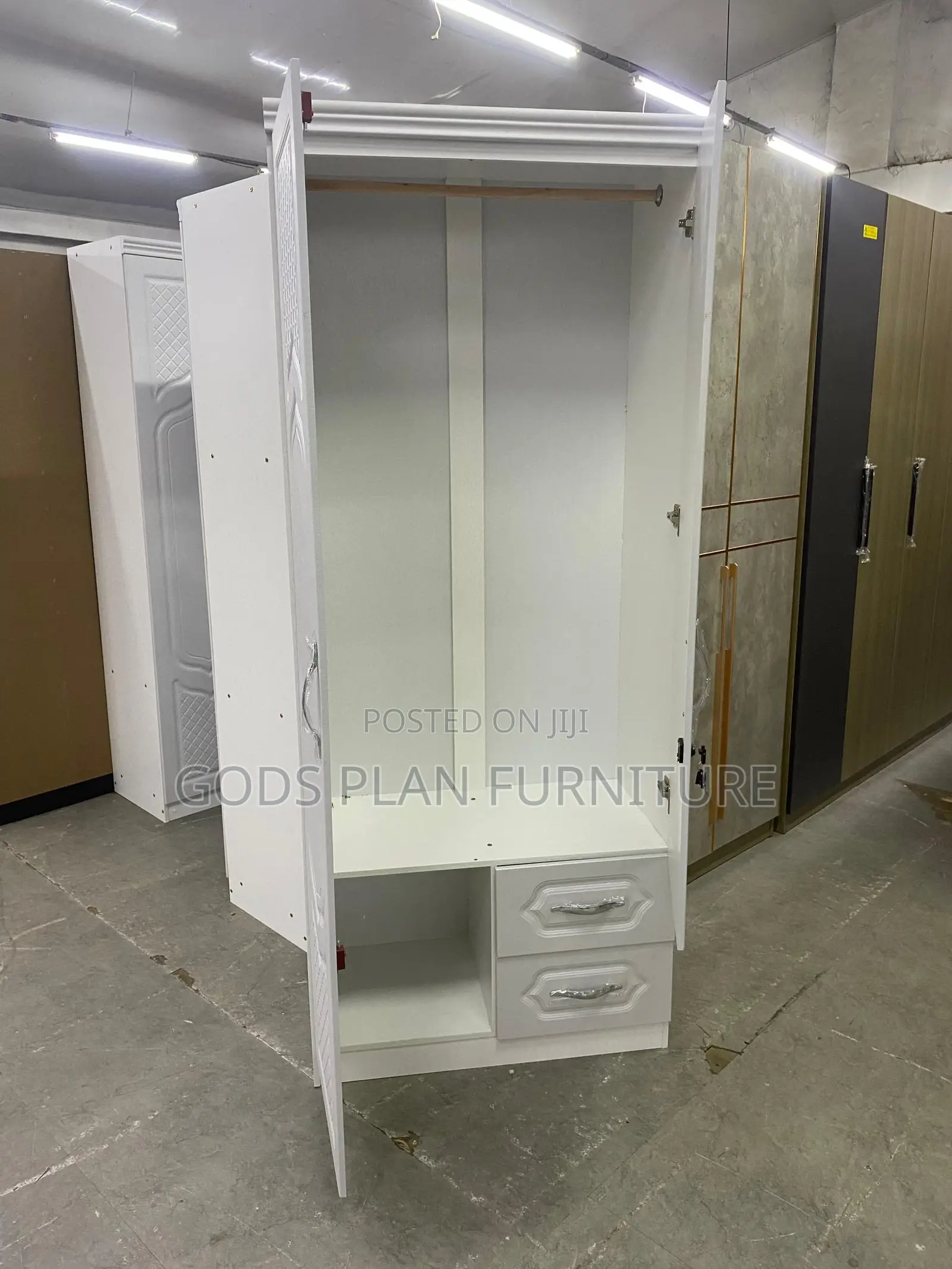 2in 1 Wooden Wardrobe