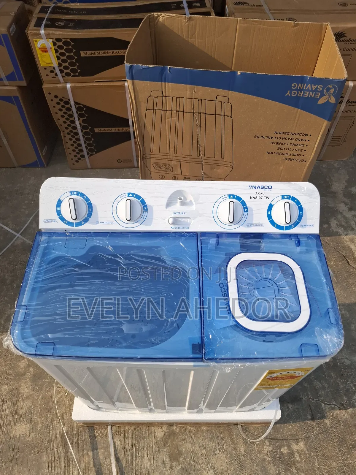 New Nasco Washing Machine 7kg Semi Automatic for Sale