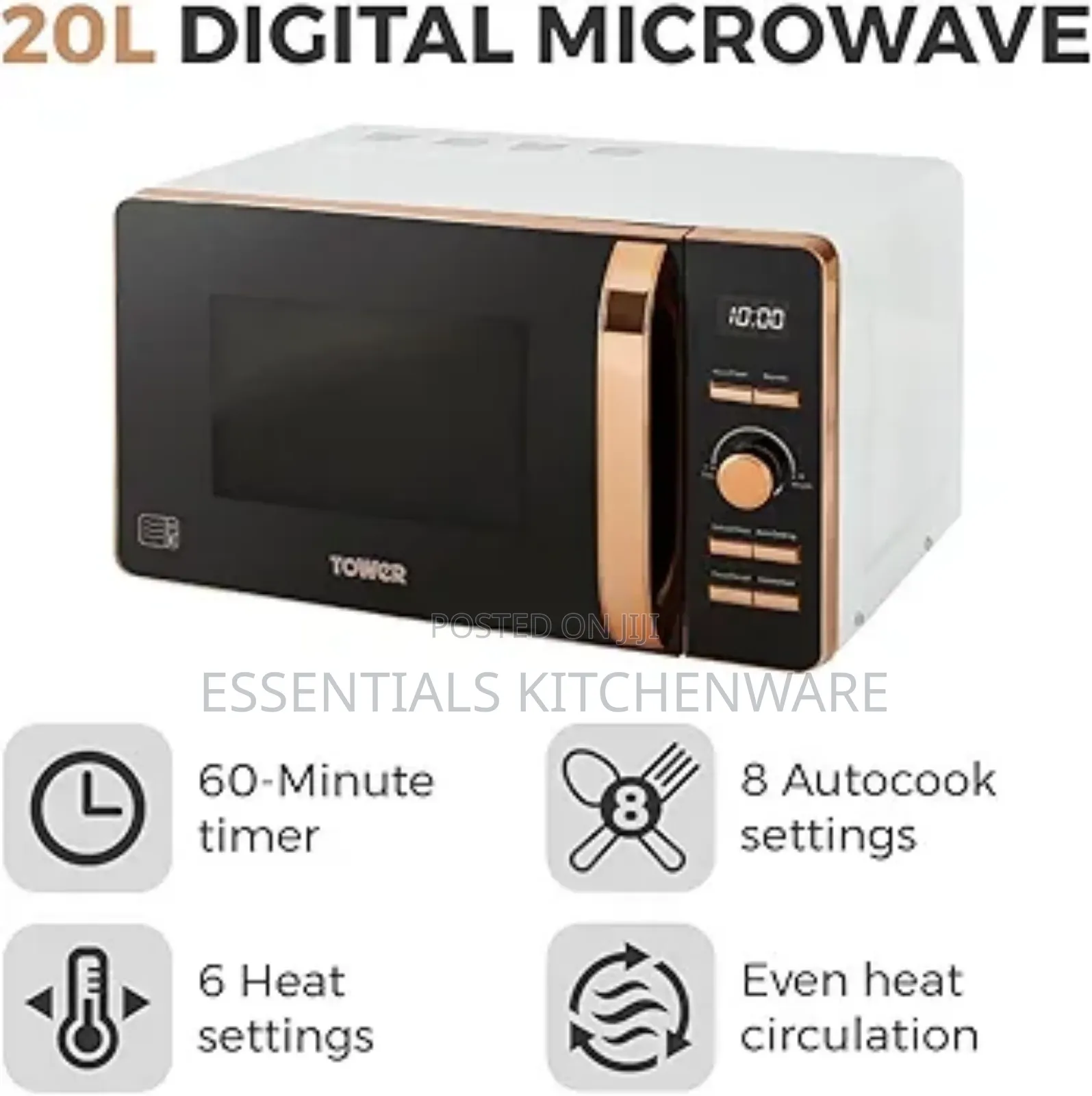 Tower Rose Gold Edition Microwave