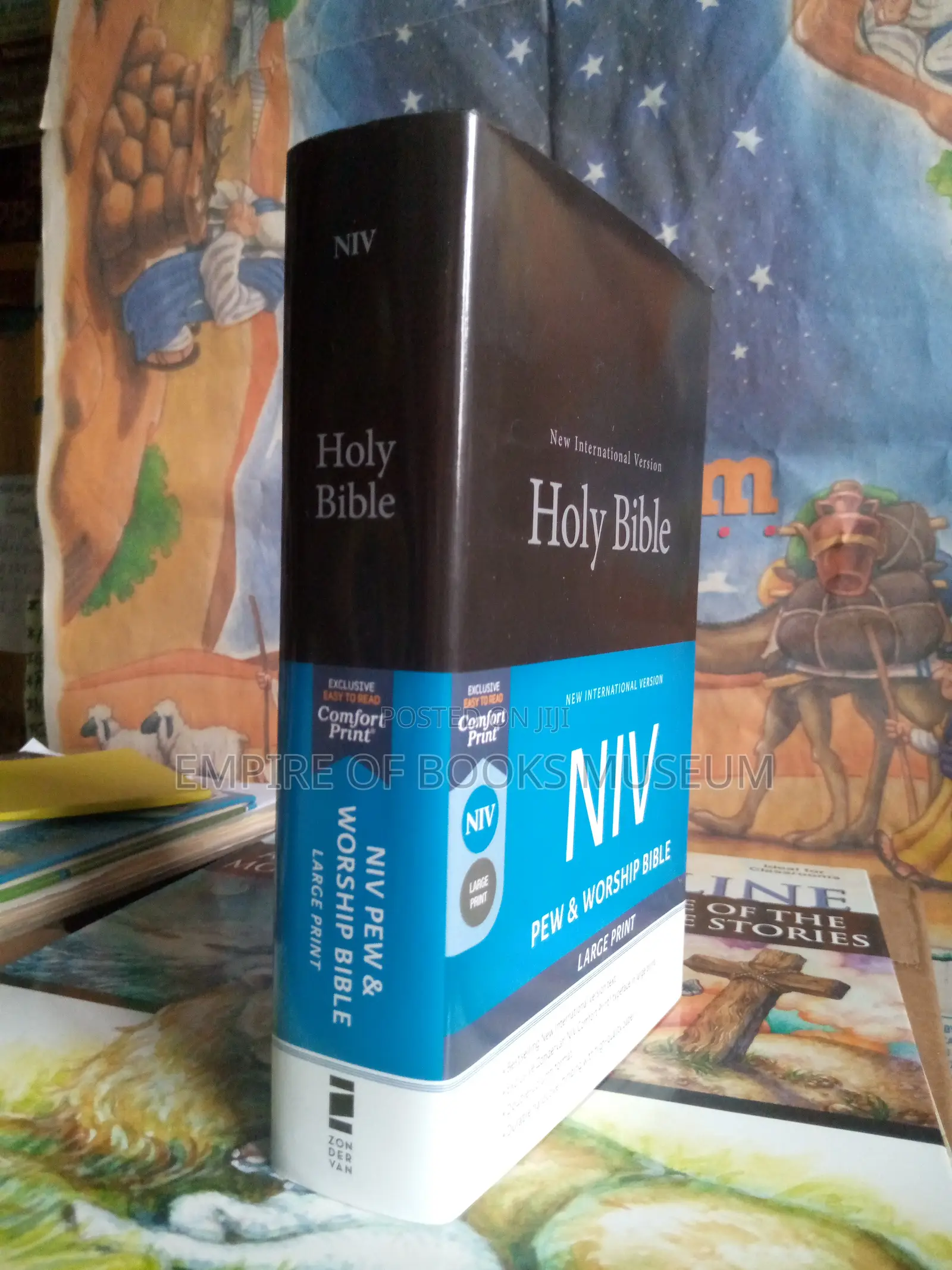 Niv Pew Worship Bible Large Print Zondervan Black Hardcover