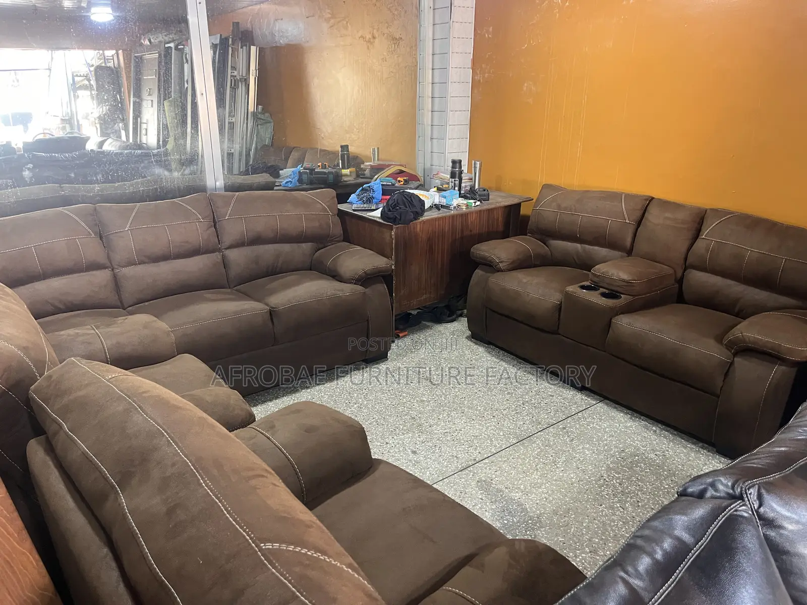 Brand New Sofas From Afrobae Furniture Factory