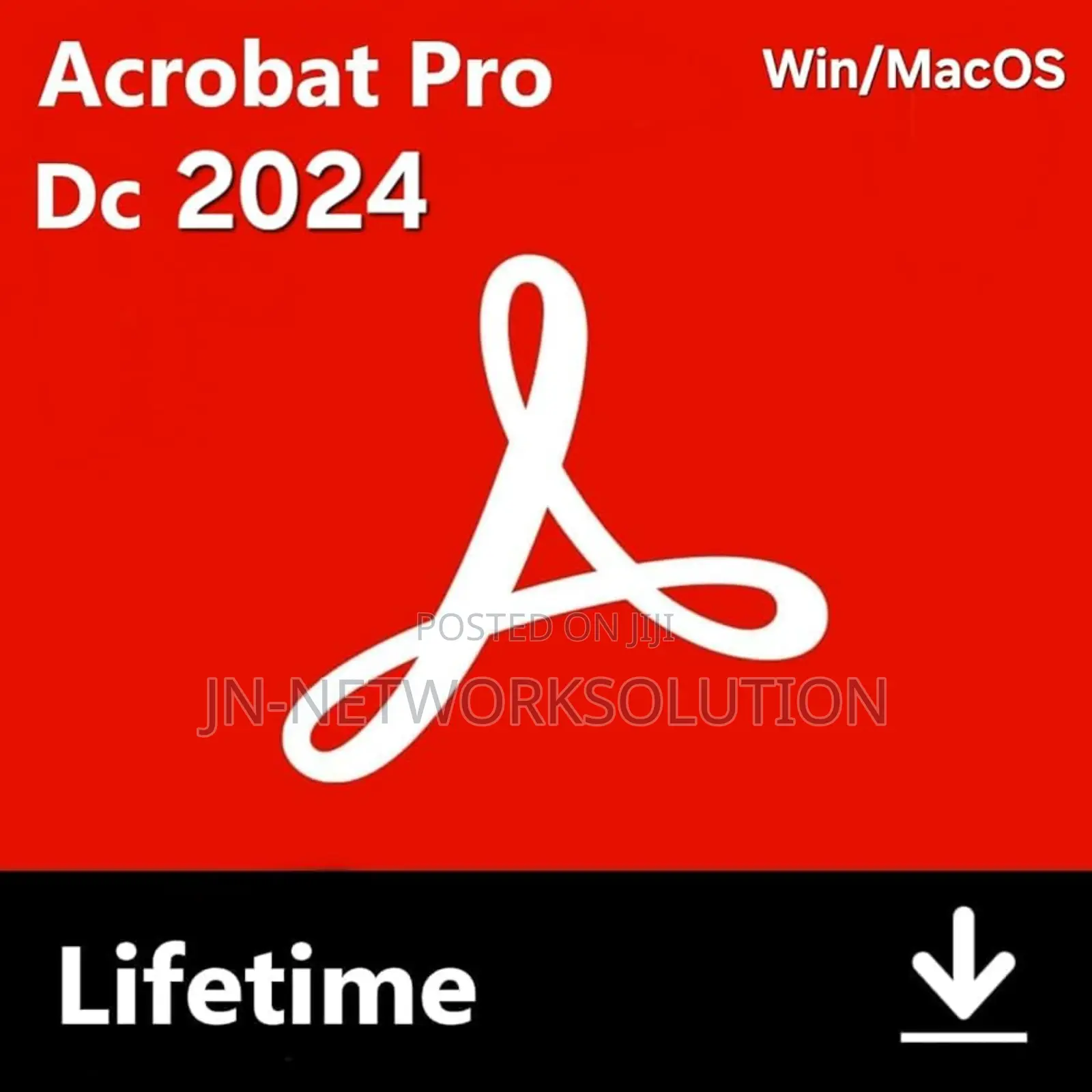 Adobe Acrobat Pro Dc 2024 Digital Key 1pc for Windows (Lifetime)