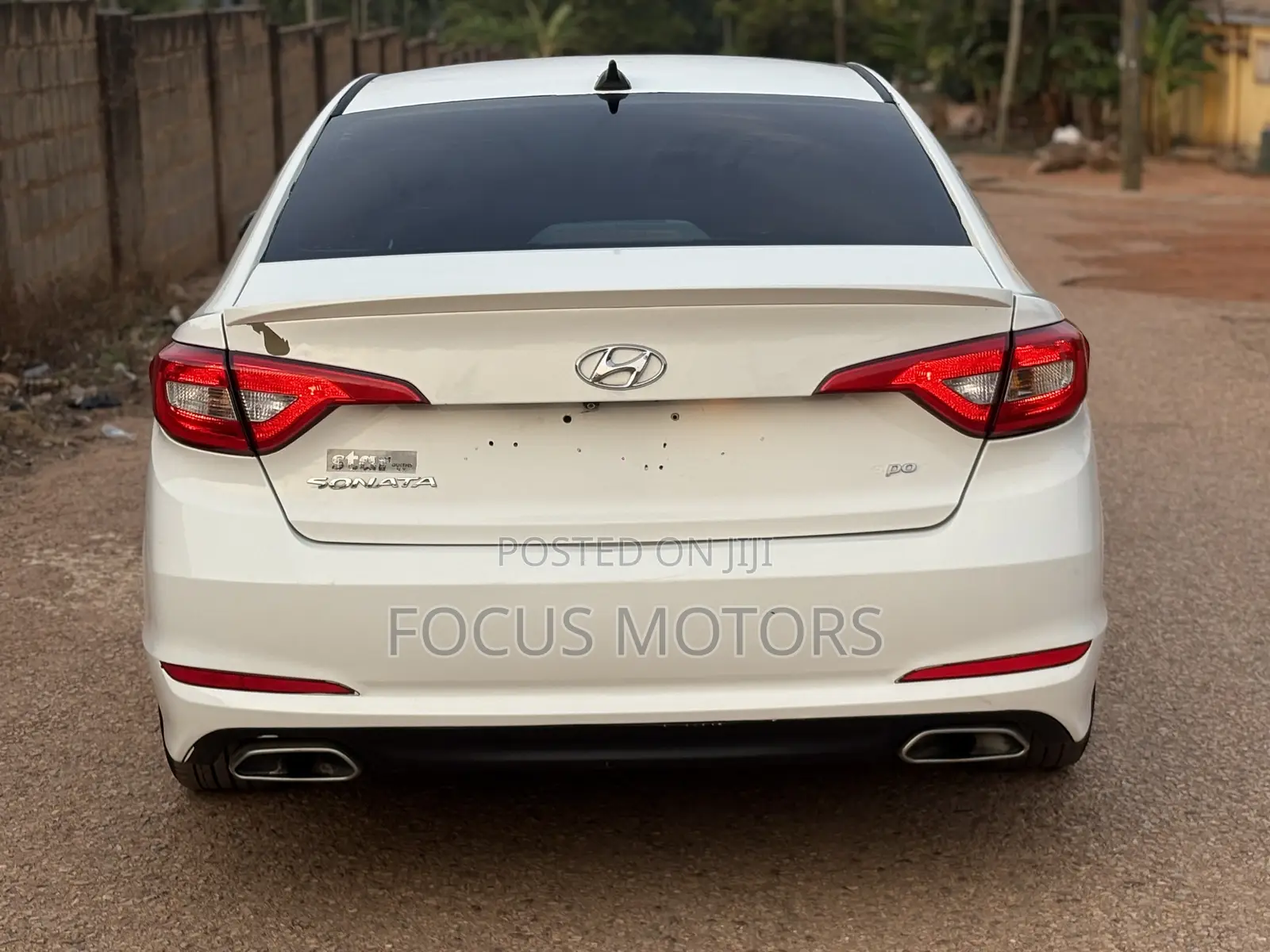 Hyundai Sonata Sport 2.0T Sedan FWD (2.0L 4cyl 6A) 2016 White