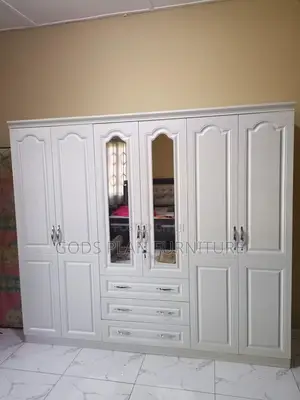 6 Doors Wooden Wardrobe