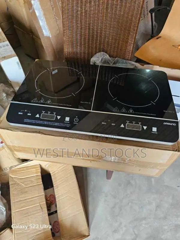 Ambiano-Branded Double Induction Cooktop Gt-Sf-Ikd-01