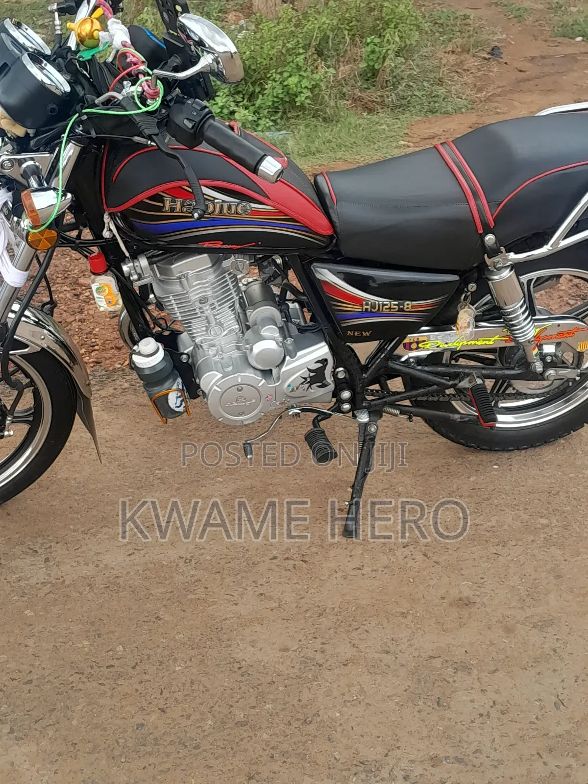 Haojue HJ125-8K 2024 Black