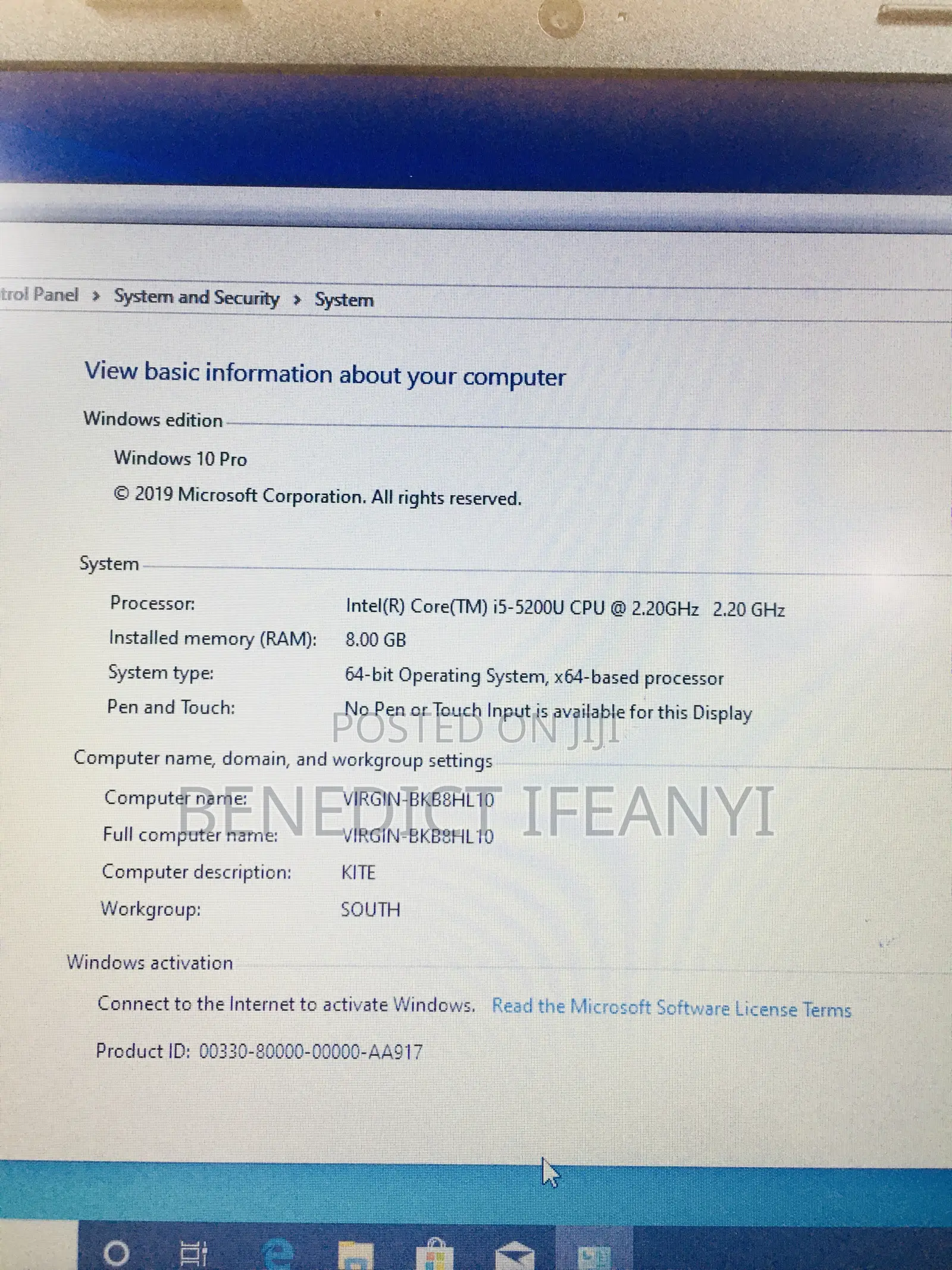 Laptop Lenovo B570 8GB Intel Core I5 HDD 500GB