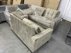 Quality Sofa Set With Cushioned Backrest