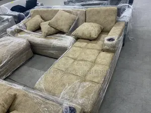 Quality Modern L-Shape Sofa With Cup