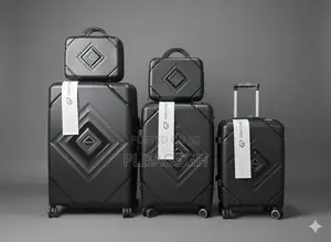 Unbreakable Five Set Pieces Luggage Anti Theft Zip Double Zipper