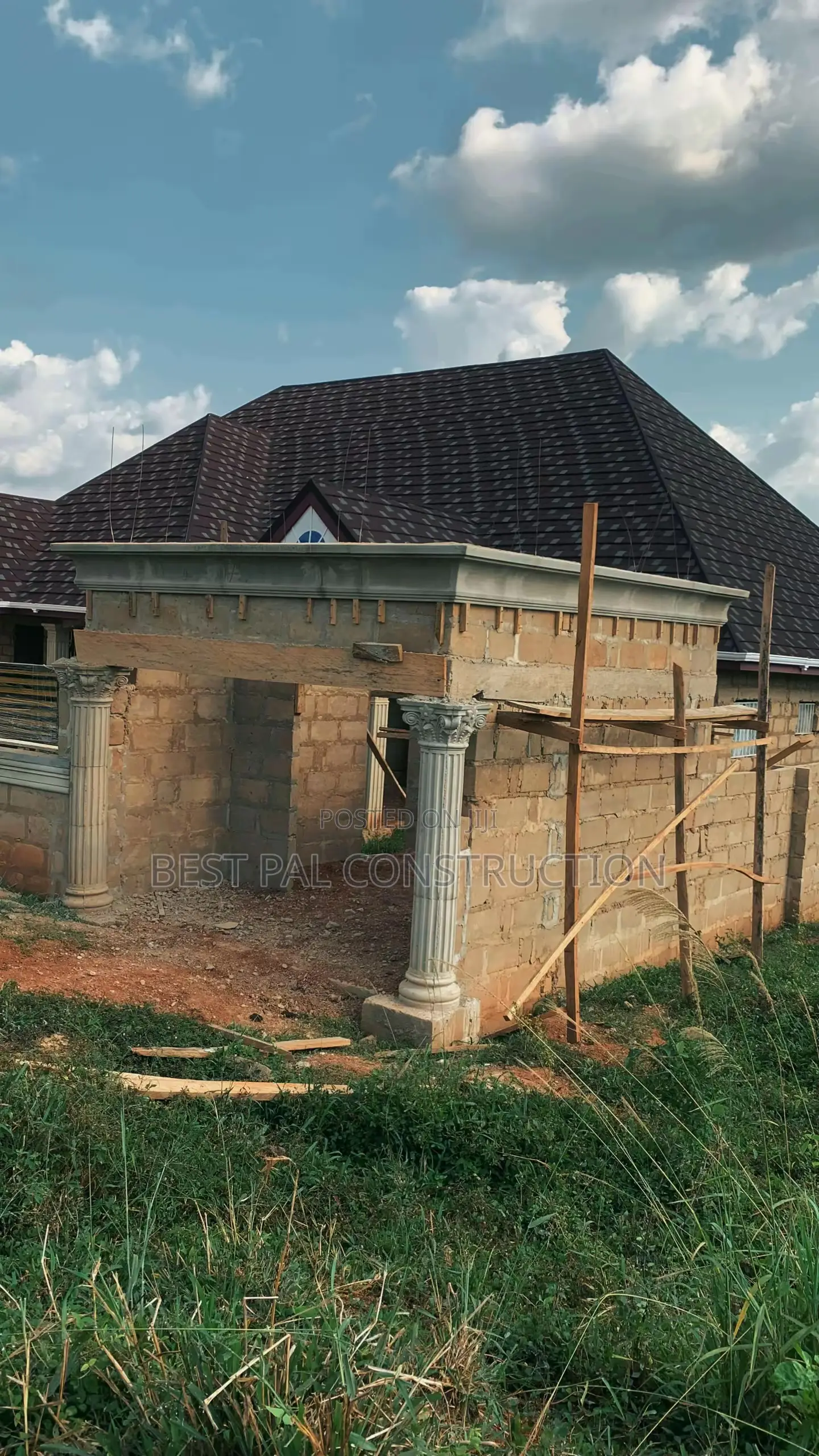 Parapets, Cooping, Walls and Pillars Design.