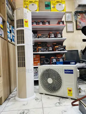 Strong Sleek Air Flow Floor Standing Ac White Nasco 2.5hp