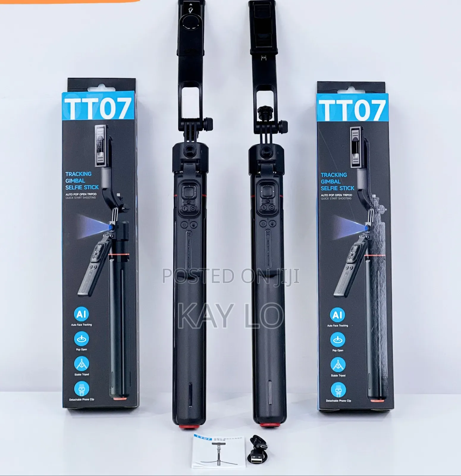 Tt07 Ai Tracking Gimbal Selfie Stick / Tripod