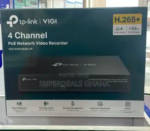 Tp-link Vigi 4 Channel Poe+ Network Video Recorder Nvr