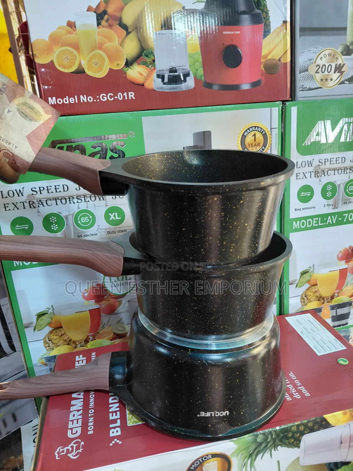 3set Nonstick Saucepan