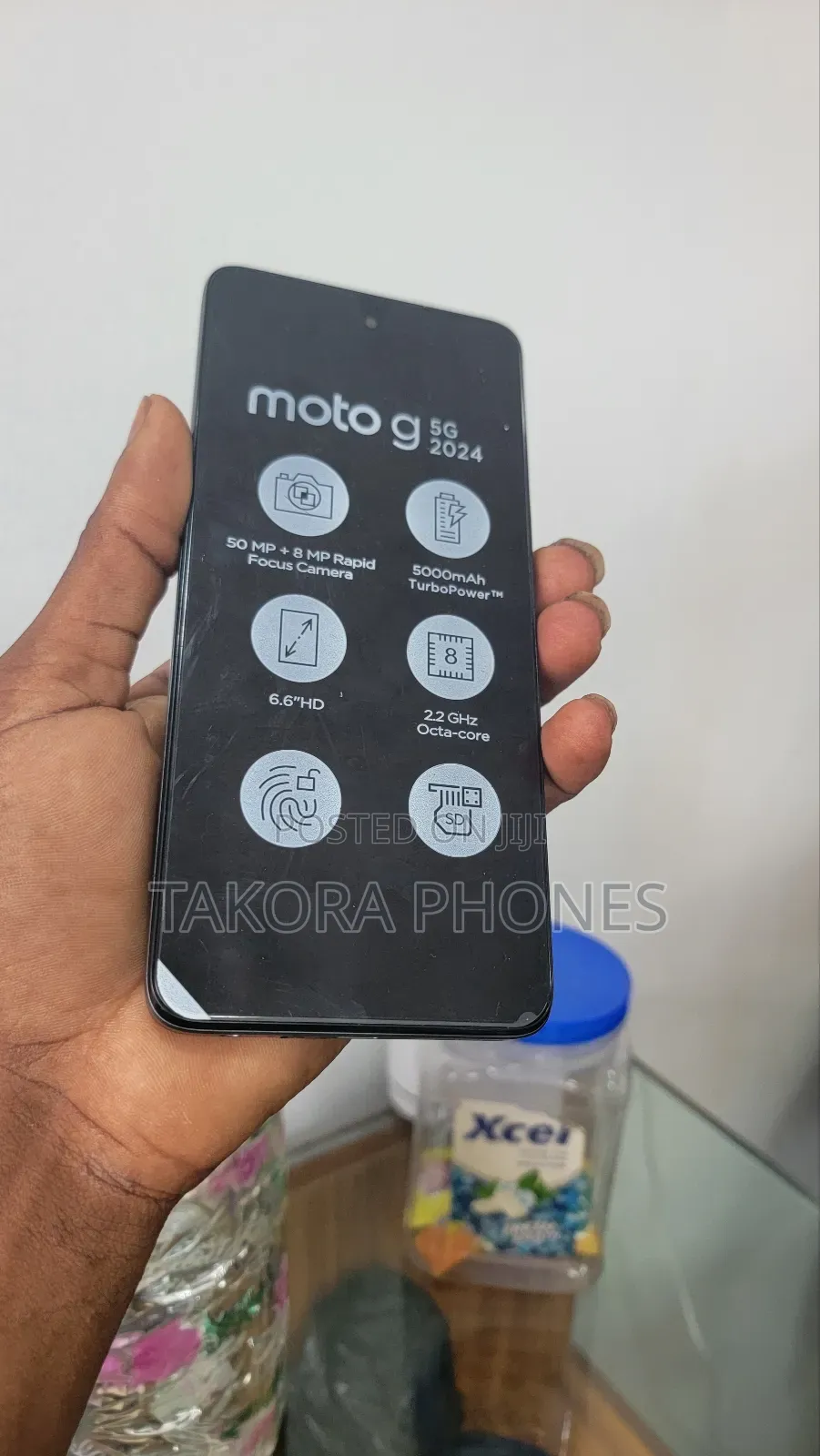 New Motorola Moto G 5G 128 GB Blue