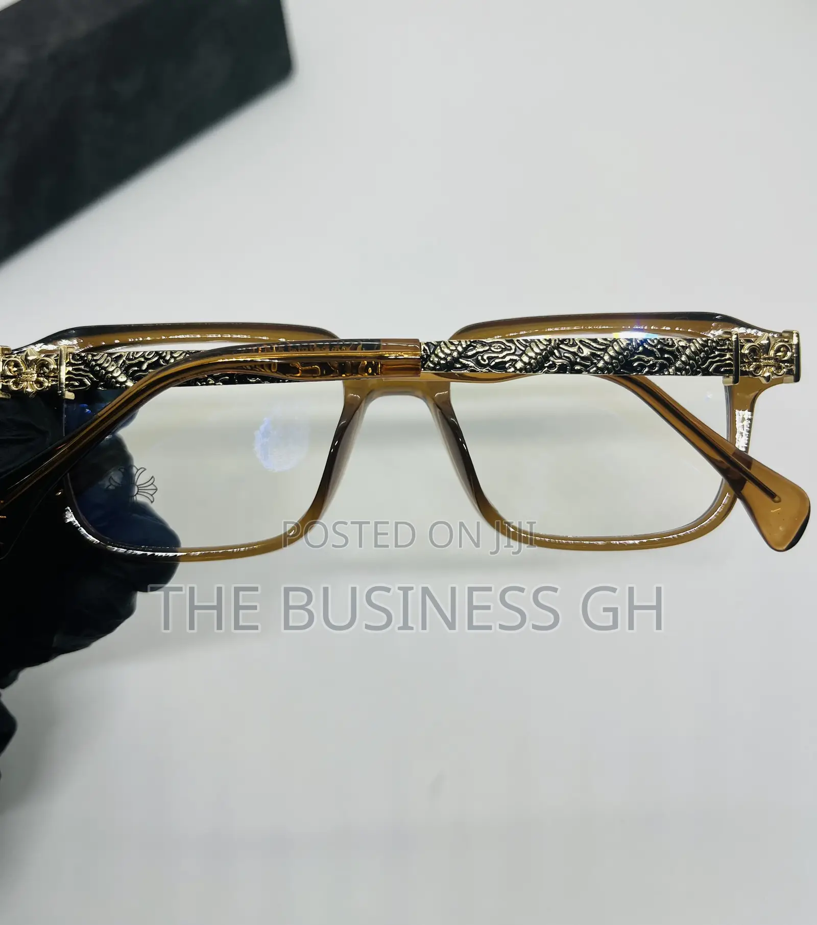 Chrome Hearts Glasses (Black, Brown)