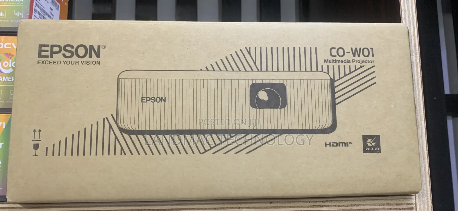 Epson Projector Co-w01 Data Projector 3000 Ansi Lumens 3 Lcd