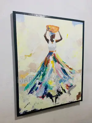 African Woman Market Day