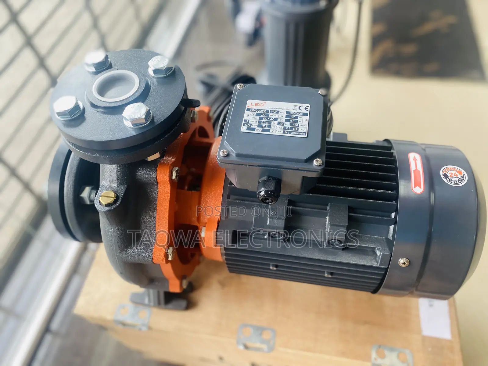 Lift-Up-to 42m Leo 7.5hp Centrifugal Pump