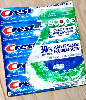 Crest Toothpaste Pack of 5 (Complete Whitening)