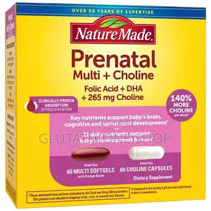 New Nature Made Advance Prenatal Multi + Dha 200 Mg Dha Supplement