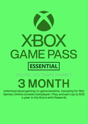 Xbox Game Pass Essential - 3 Month Membership (Ww) Key