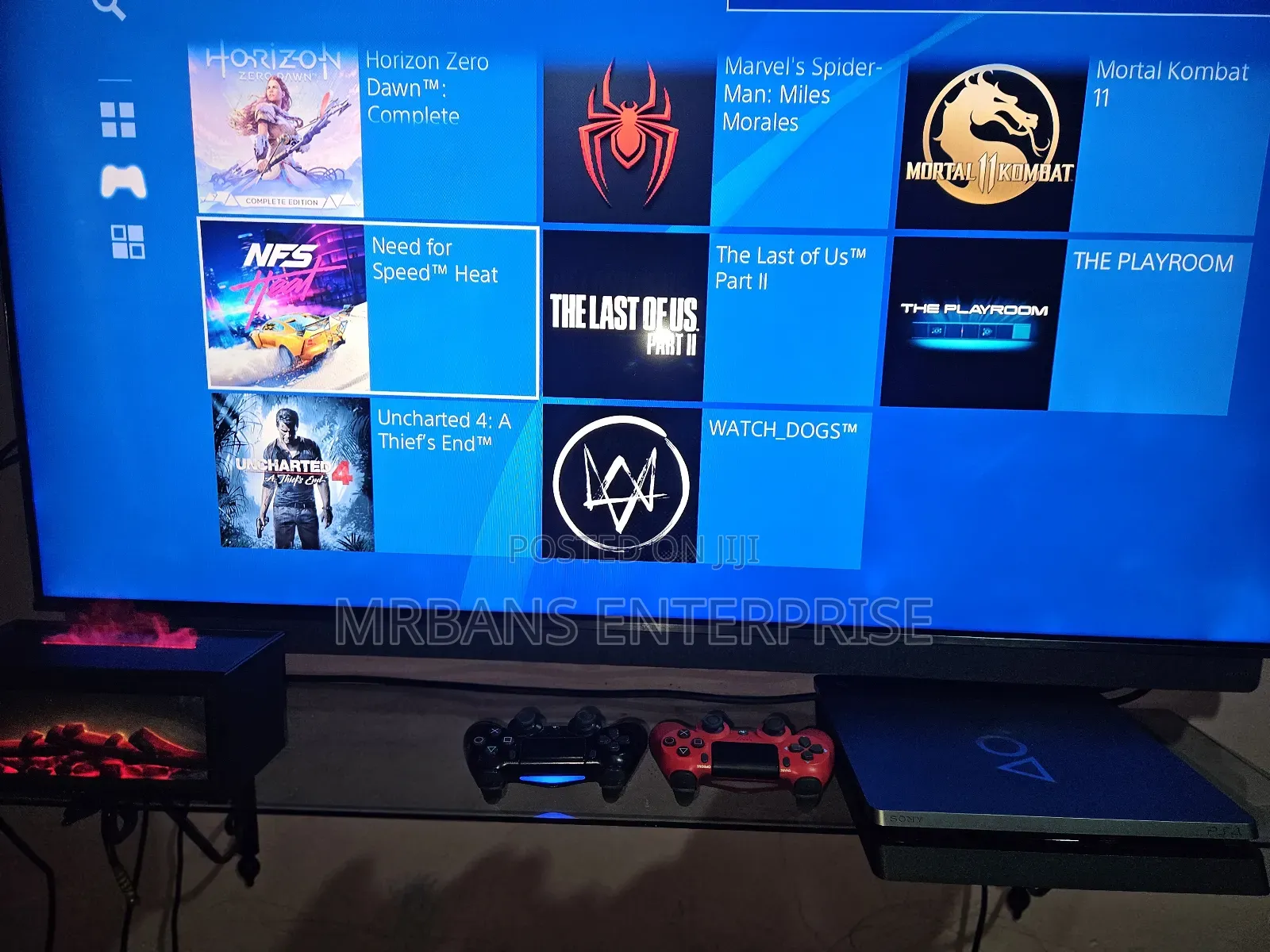Playstation 4 Slim Jailbreak 1tb 16 Games 2 Controllers