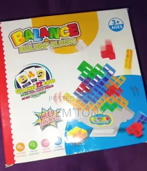 48 PCS Balance Building- Tetra Tower Stacking Blocks Game
