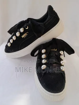 Puma Suede Platform (Pearl)