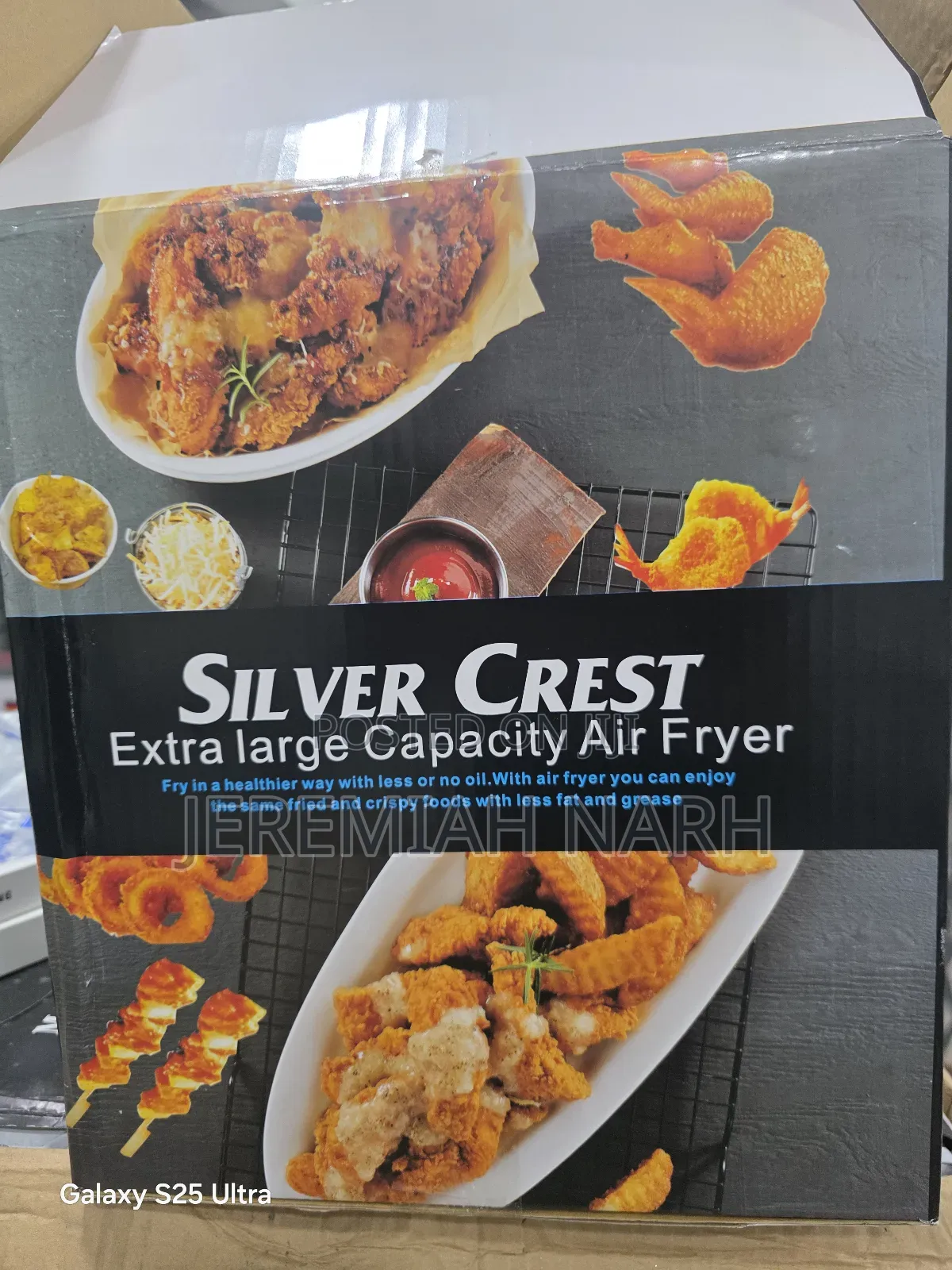 Silver Crest 8l Extra Large Capacity Air Fryer Over