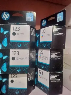 Hp 123 Tri Colour/Black Colour - Ink (Hp 2620)