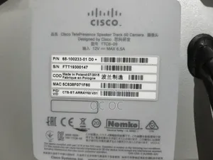 Cisco Telepresence 60 Cameras And Codec Sx80