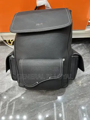 Dior Black Leather Backpack